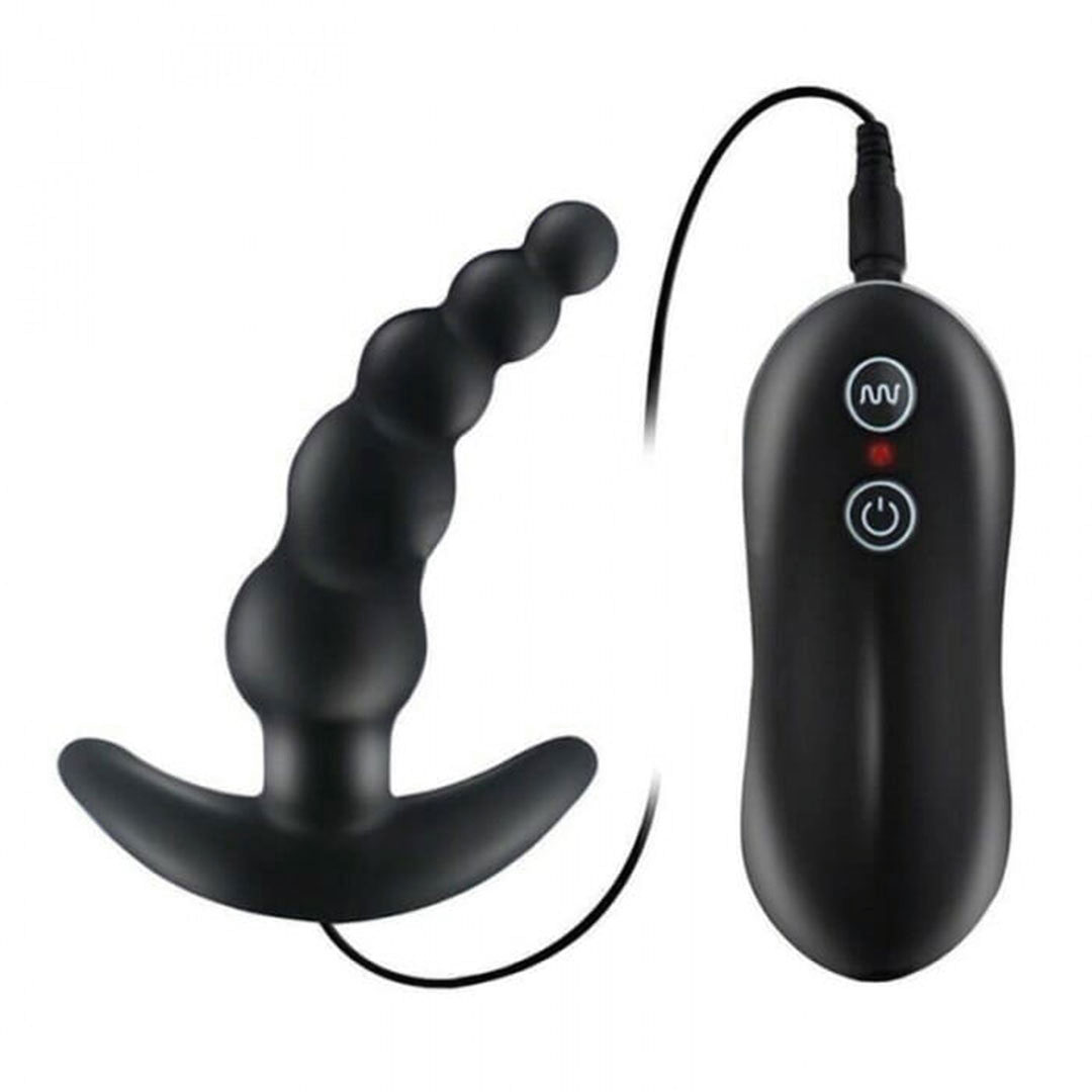 Plug anal vibrador Beads con Control - Medellin Sex Shop